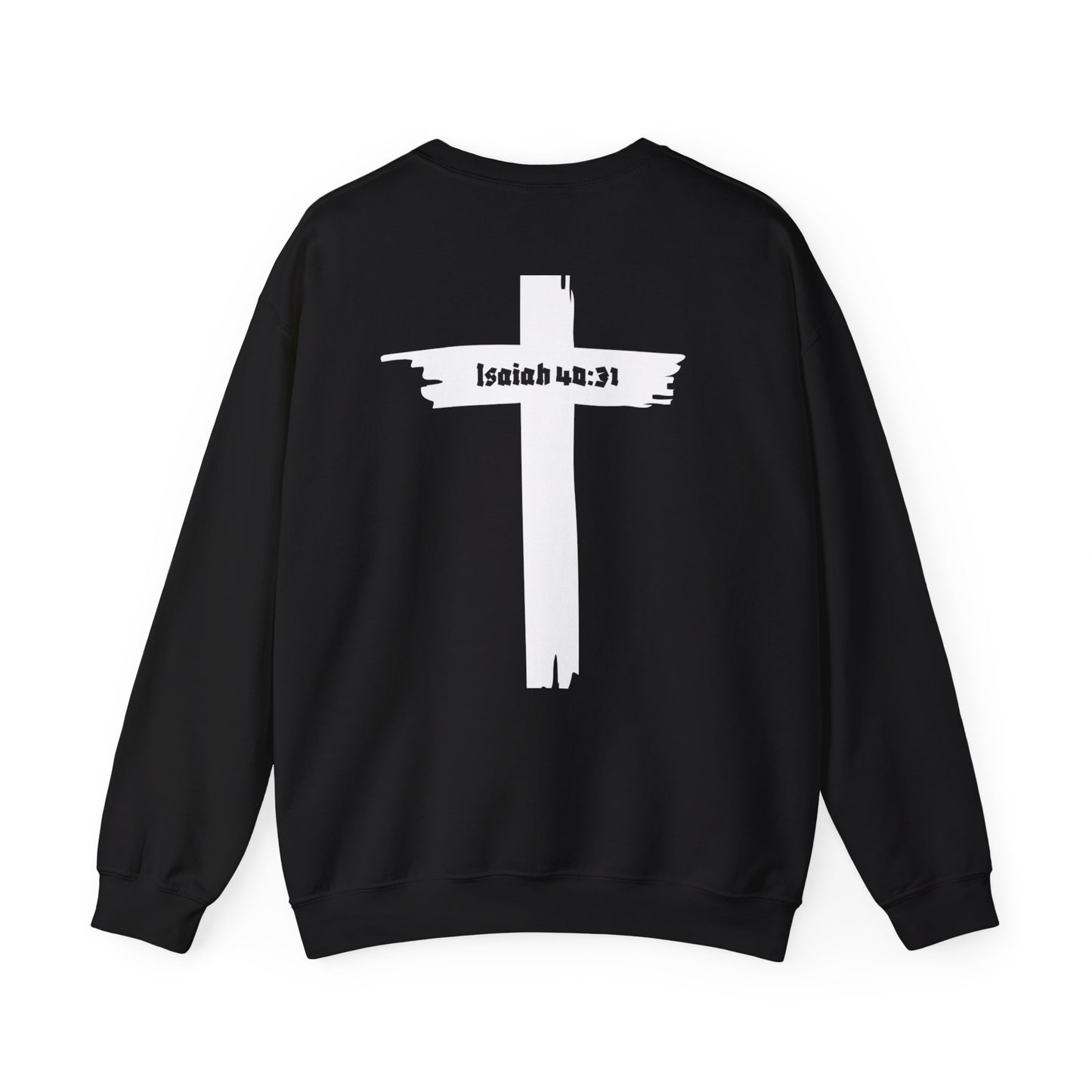 God Is Good SY White on Black Sweatshirt