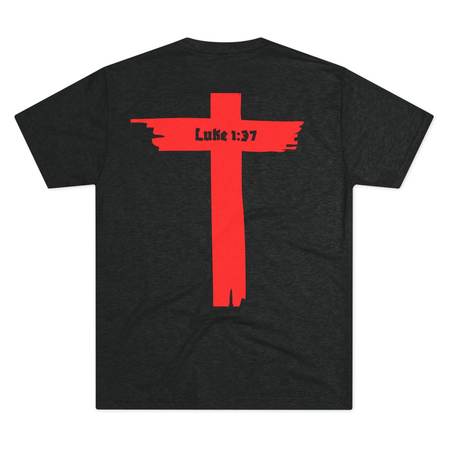 God Is Good SY Red on Black Shirt