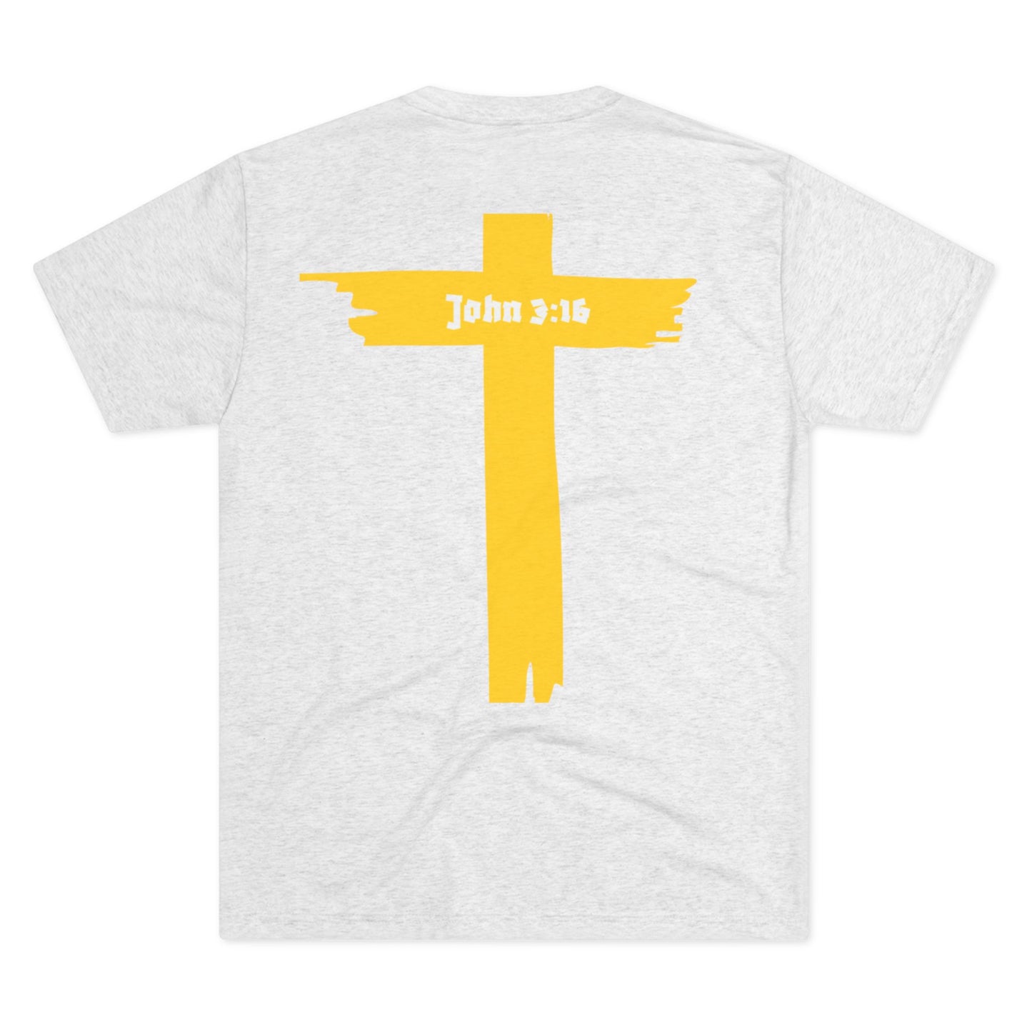 God Is Good SY Gold on White Shirt