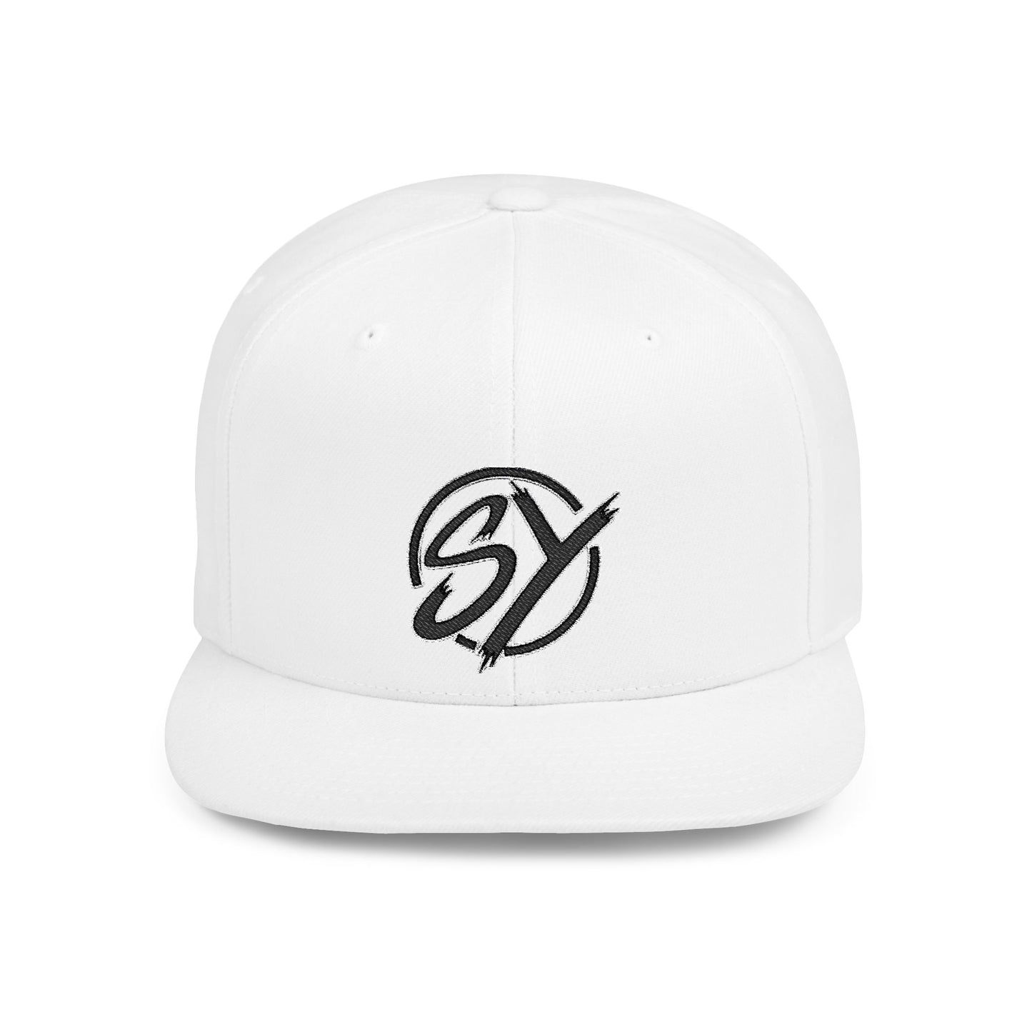 SY Hat Black on White