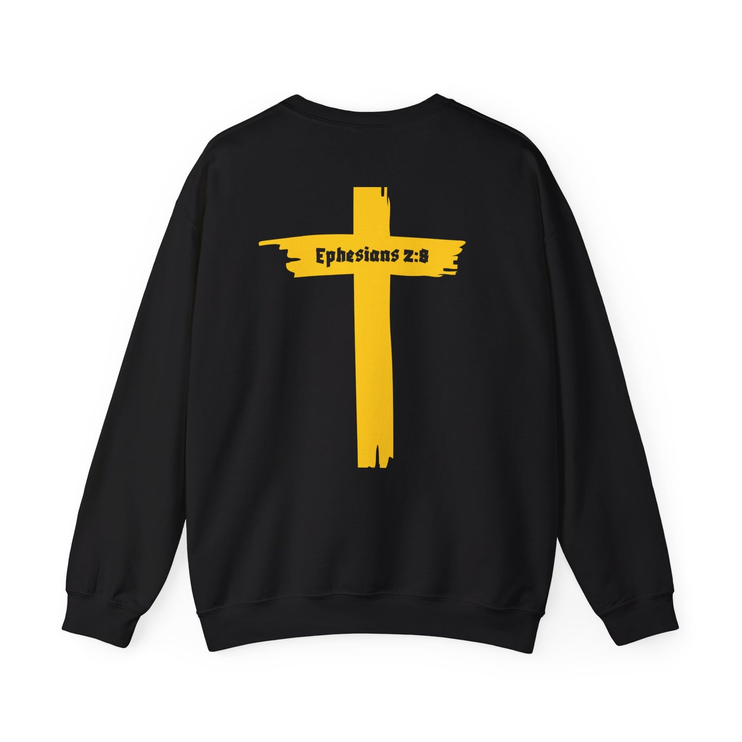 God Is Good SY Gold on Black Sweatshirt